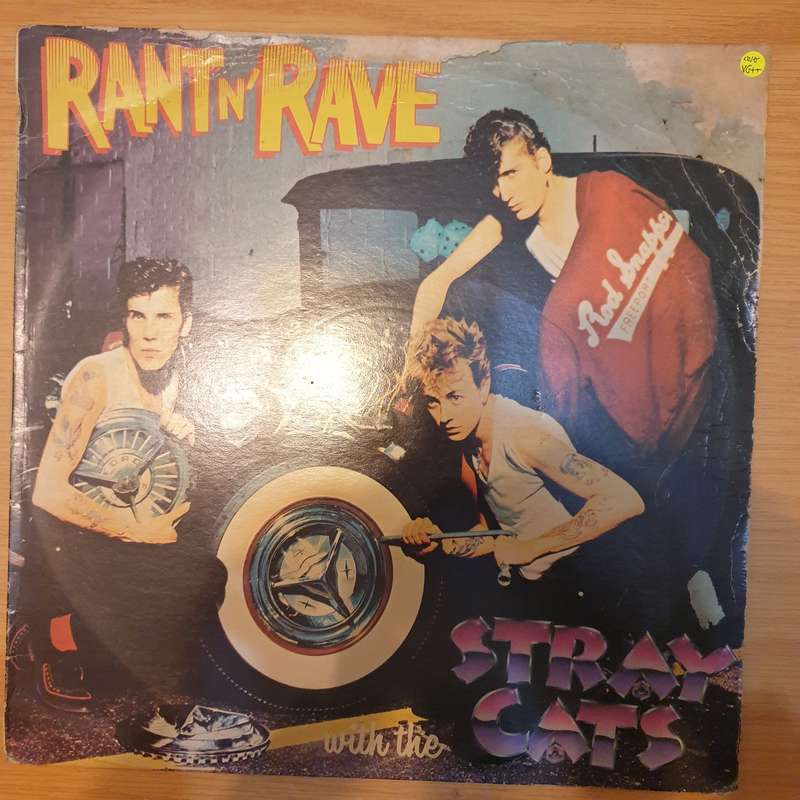 Stray Cats  Rant N' Rave - Vinyl LP Record - Very-Good+ Quality (VG+)