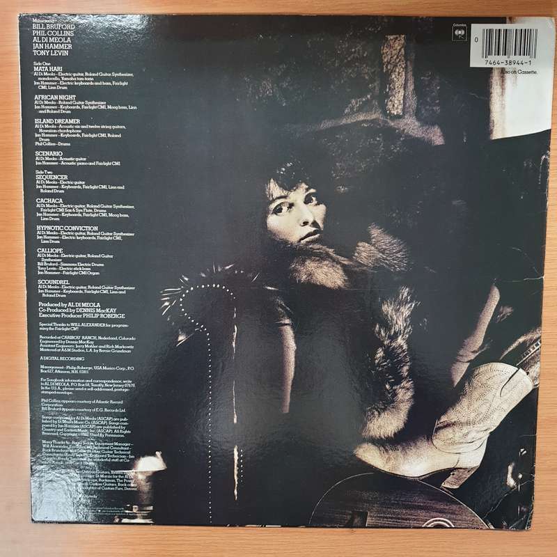 Al Di Meola  Scenario - Vinyl LP Record  (VG+)