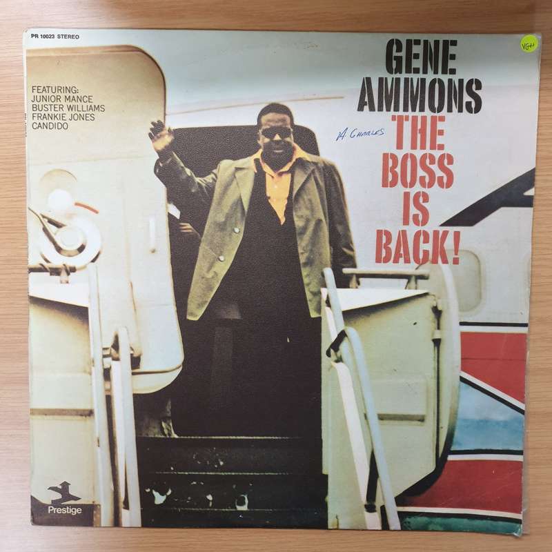 Gene Ammons  The Boss Is Back! - Vinyl LP Record - Very-Good+ Quality (VG+)