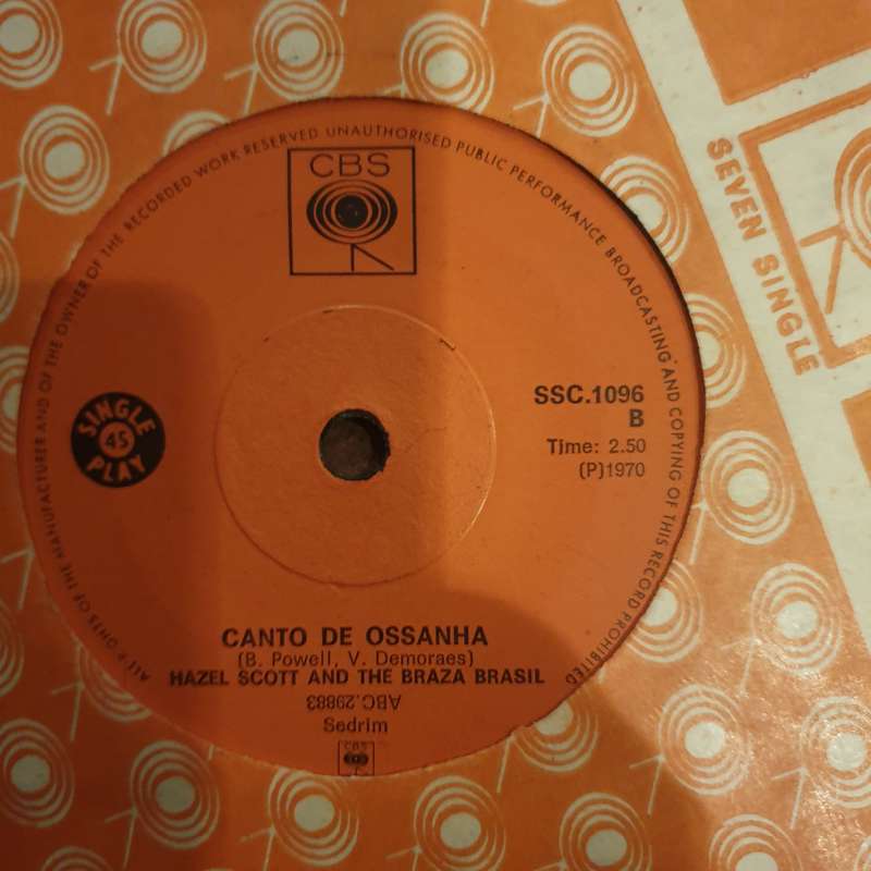 Hazel Scott And The Braza Brasil  I Don't Love You No More (Very Rare) - Vinyl 7" Record - Ver...