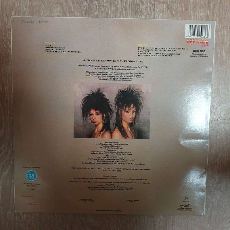 Mel & Kim  F.L.M.-  Vinyl LP Record - Very-Good+ Quality (VG+)