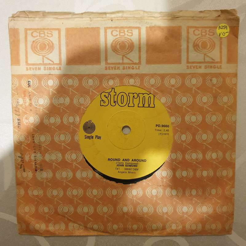 John Edmond  Round And Around / Farewell Britannia - Vinyl 7" Record - Very-Good- Quality (...