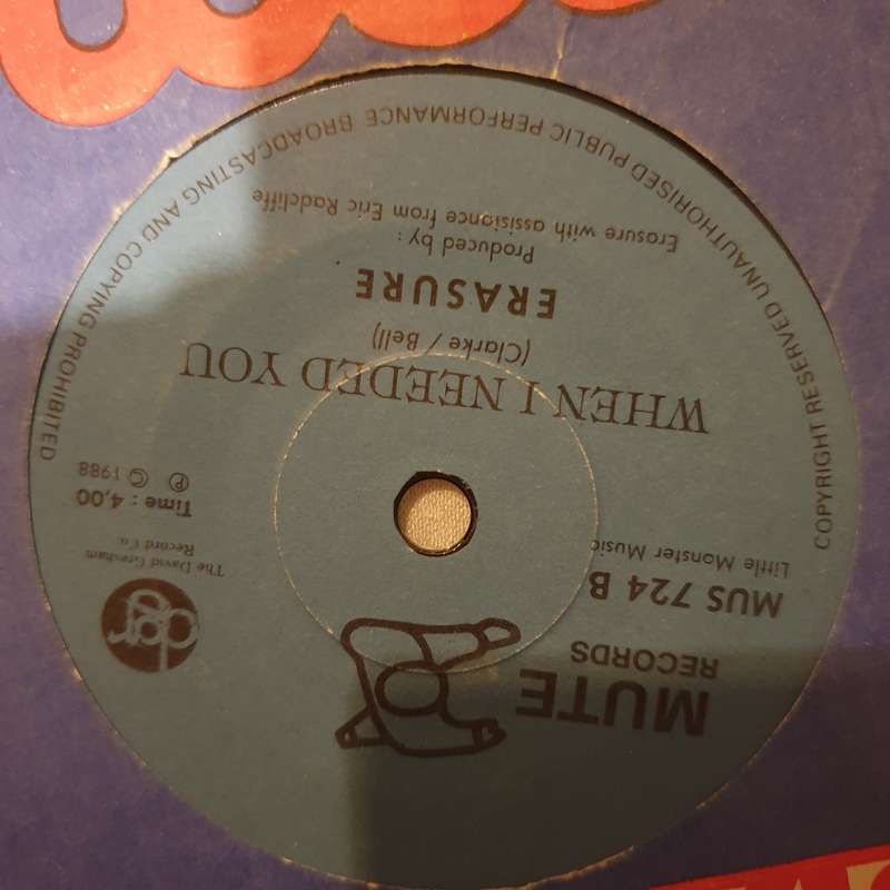 Erasure  Ship Of Fools  - Vinyl 7" Record - Very-Good+ Quality (VG+)