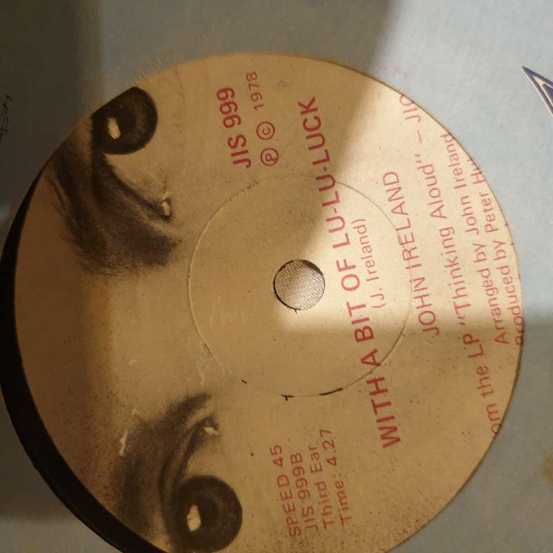 John Ireland  You're Living Inside My Head  - Vinyl 7" Record - Very-Good+ Quality (VG+)