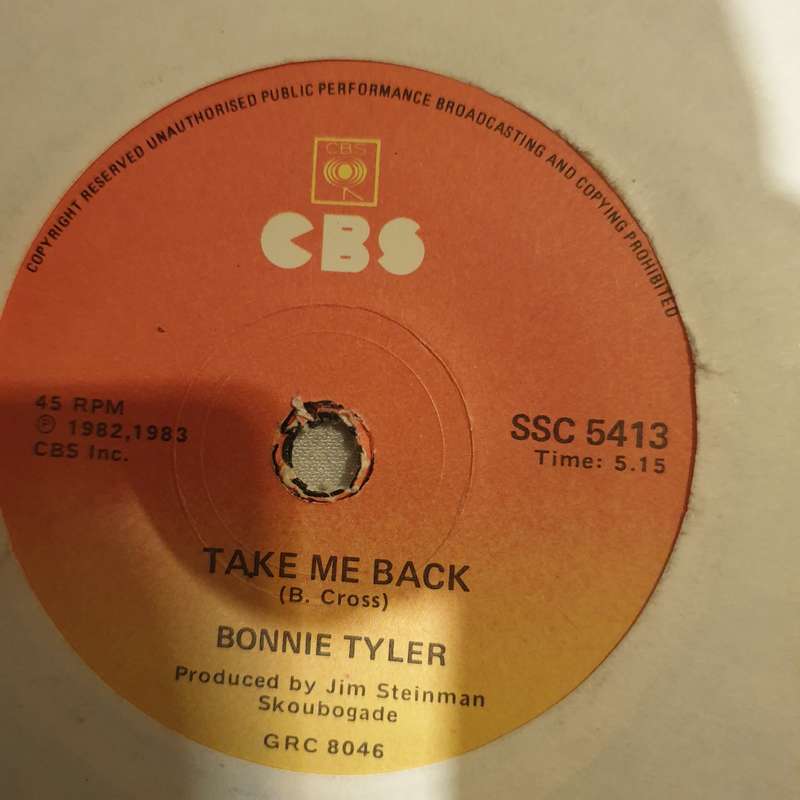Bonnie Tyler  Total Eclipse Of The Heart  - Vinyl 7" Record - Very-Good+ Quality (VG+)