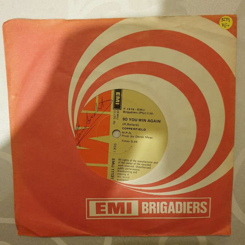 Copperfield  So You Win Again / You Keep Me Holding On  - Vinyl 7" Record - Very-Good+ Qual...