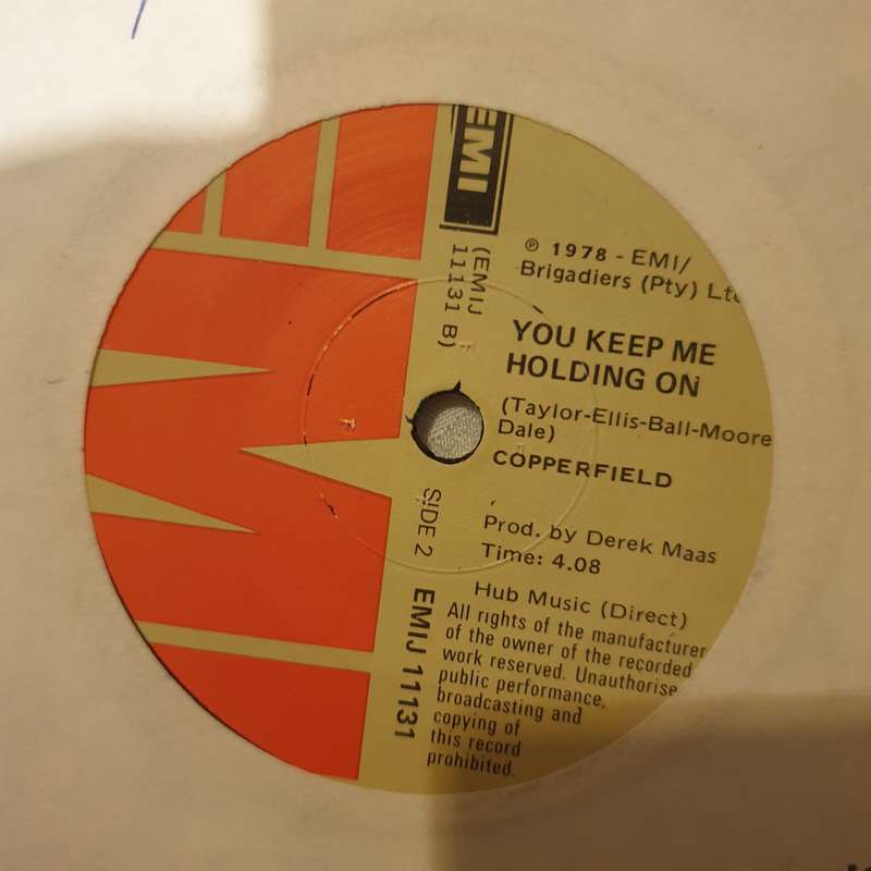 Copperfield  So You Win Again / You Keep Me Holding On  - Vinyl 7" Record - Very-Good+ Qual...