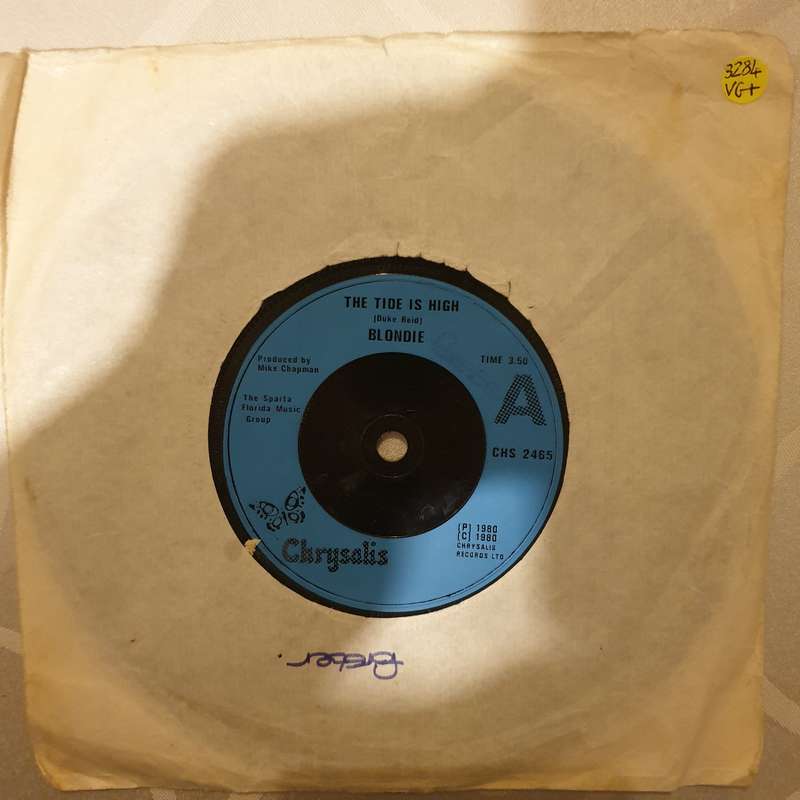 Blondie  The Tide Is High  - Vinyl 7" Record - Very-Good+ Quality (VG+)