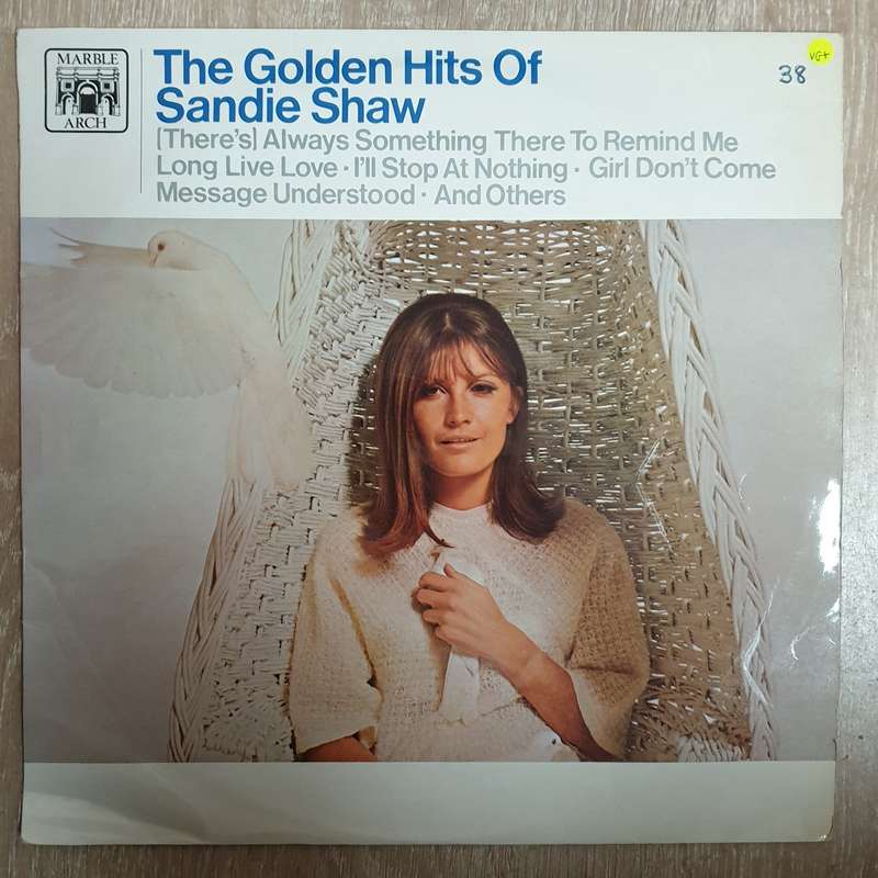 Sandie Shaw  The Golden Hits Of Sandie Shaw - Vinyl LP Record  - Very-Good+ Quality (VG+)