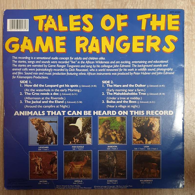 John Edmond - Tales of the Gamerangers - Vol 1   Vinyl LP Record - Very-Good+ Quality (VG+)