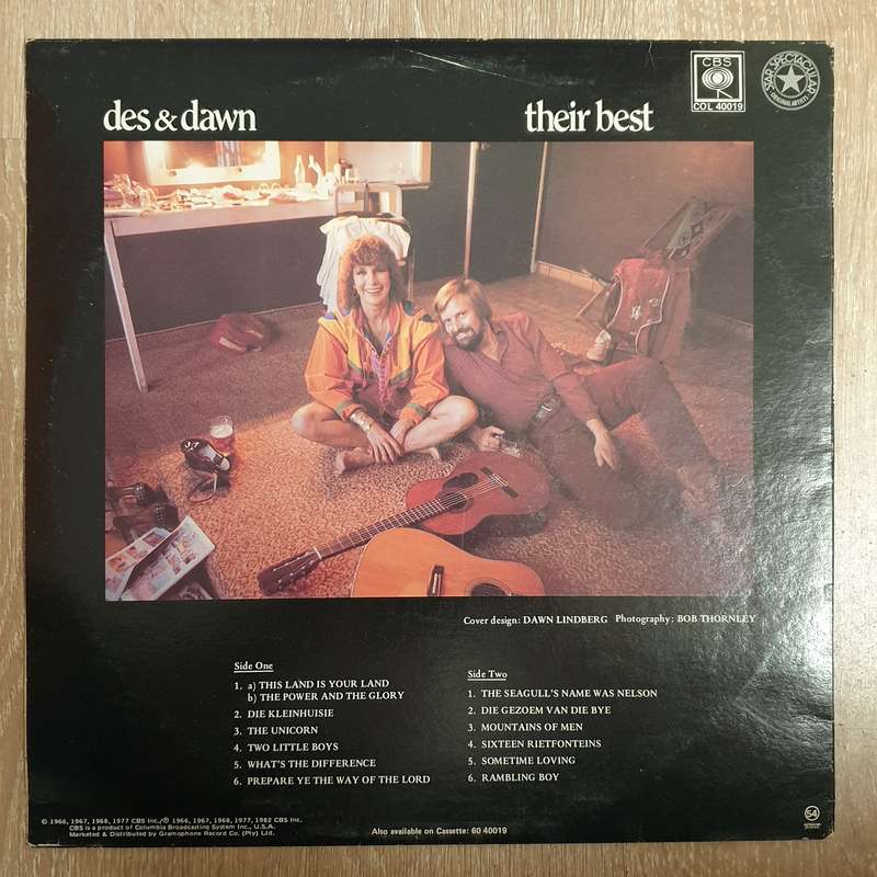 Des & Dawn  Their Best  Vinyl LP Record  - Very-Good+ Quality (VG+)