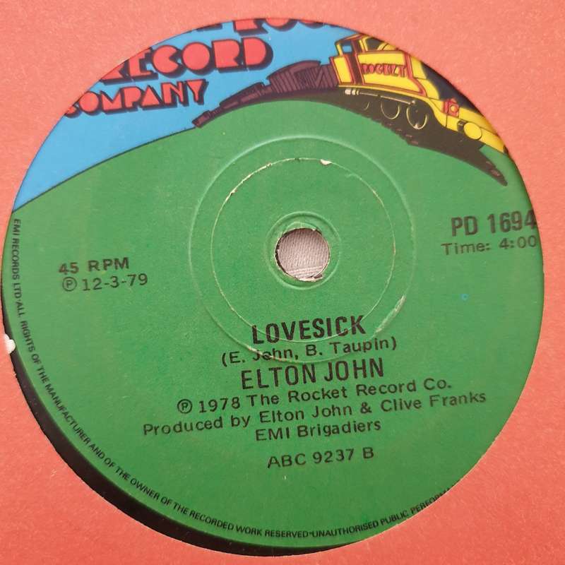 Elton John  Song For Guy - Vinyl 7" Record - Very-Good+ Quality (VG+)