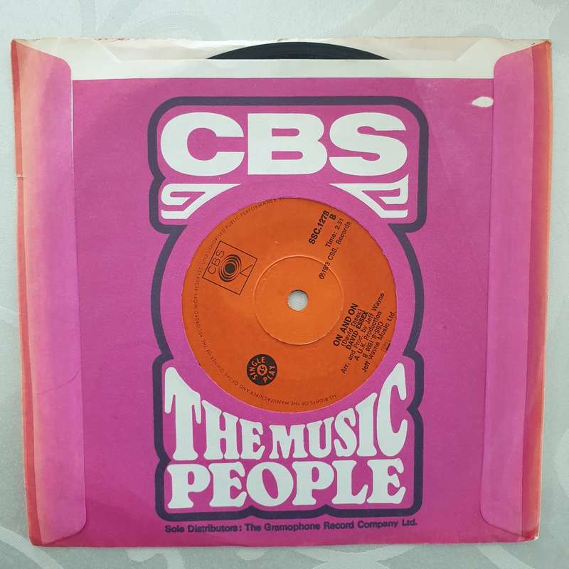 David Essex - Rock On - Vinyl 7" Record - Very-Good+ Quality (VG+)