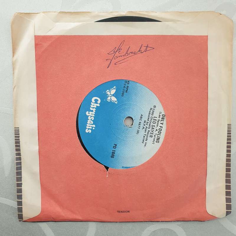 Leo Sayer  More Than I Can Say - Vinyl 7" Record - Very-Good+ Quality (VG+)