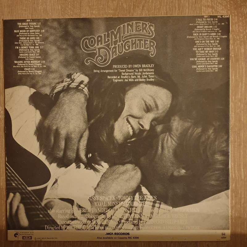 Loretta Lynn  Coal Miner's Daughter - Vinyl LP Record - Very-Good+ Quality (VG+)