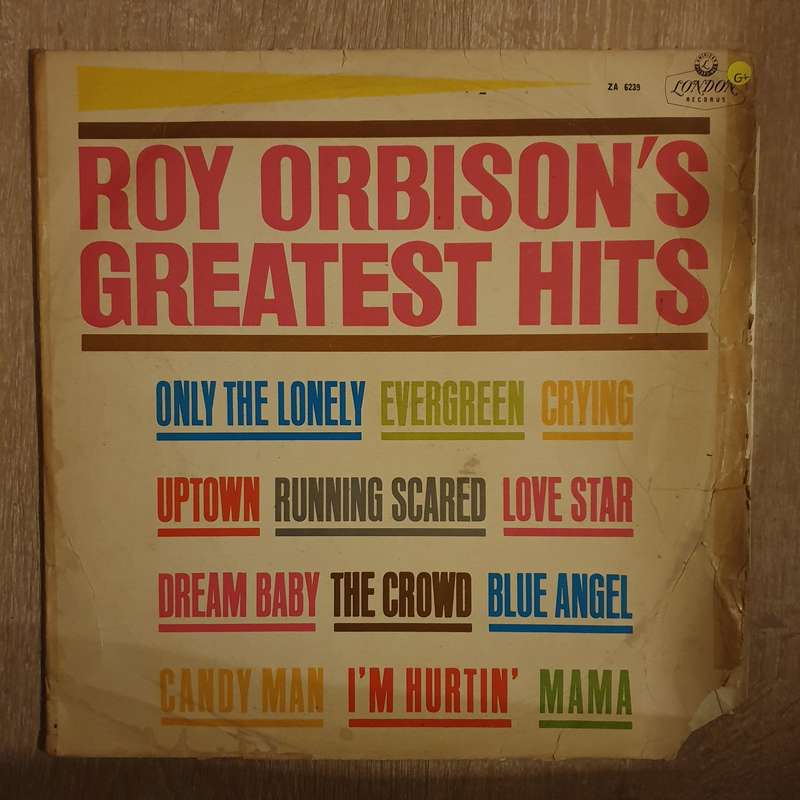 Roy Orbison's Greatest Hits - Vinyl LP Record - Good+ Quality (G+)