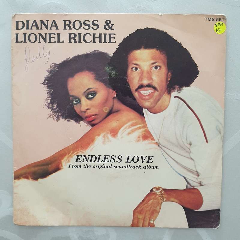 Diana Ross And Lionel Richie  Endless Love - Vinyl 7" Record - Very-Good Quality (VG)