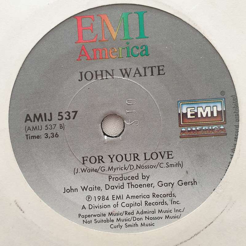John Waite  Missing You - Vinyl 7" Record - Very-Good+ Quality (VG+)