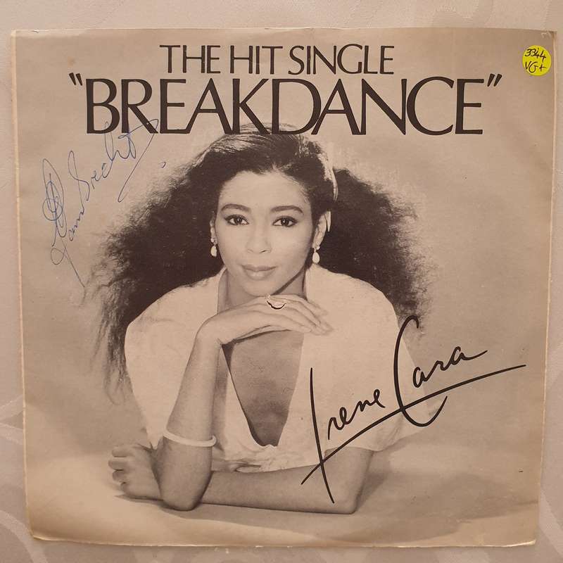 Irene Cara  Breakdance - Vinyl 7" Record - Very-Good+ Quality (VG+)