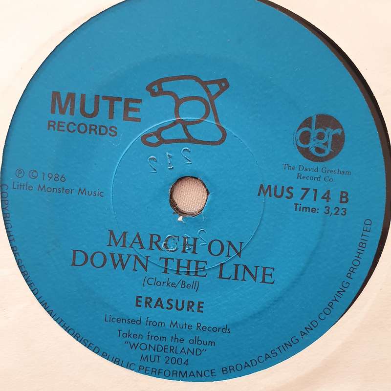 Erasure  Oh L'Amour - Vinyl 7" Record - Very-Good+ Quality (VG+)