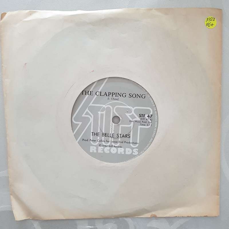 The Belle Stars  The Clapping Song - Vinyl 7" Record - Very-Good+ Quality (VG+)