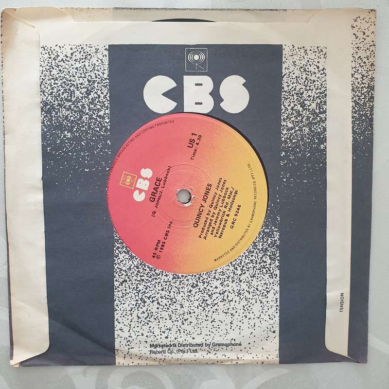USA For Africa  We Are The World - Vinyl 7" Record - Very-Good+ Quality (VG+)