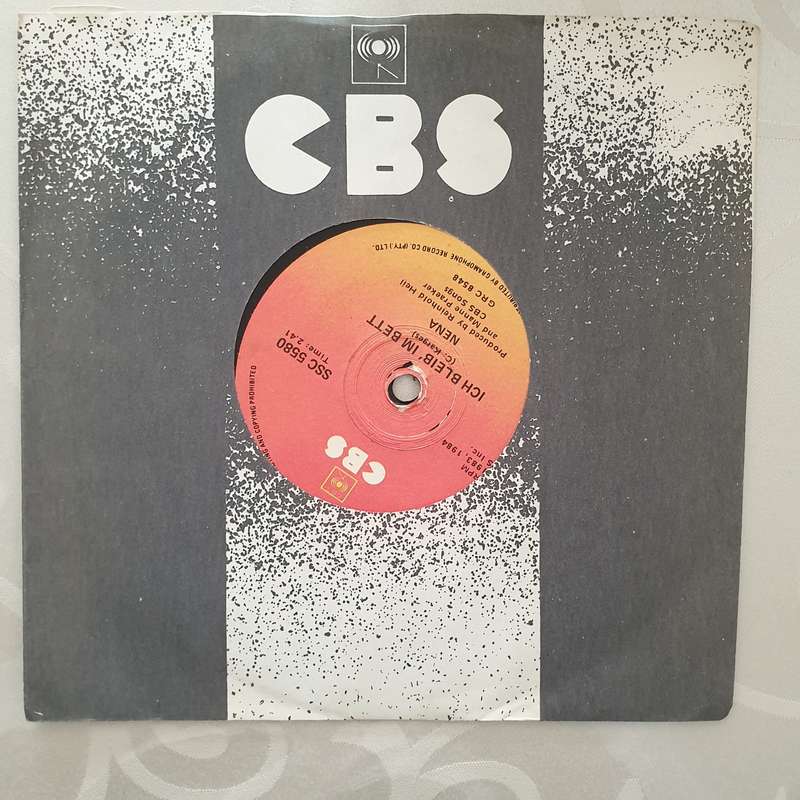 Nena  99 Red Balloons - Vinyl 7" Record - Very-Good Quality (VG)