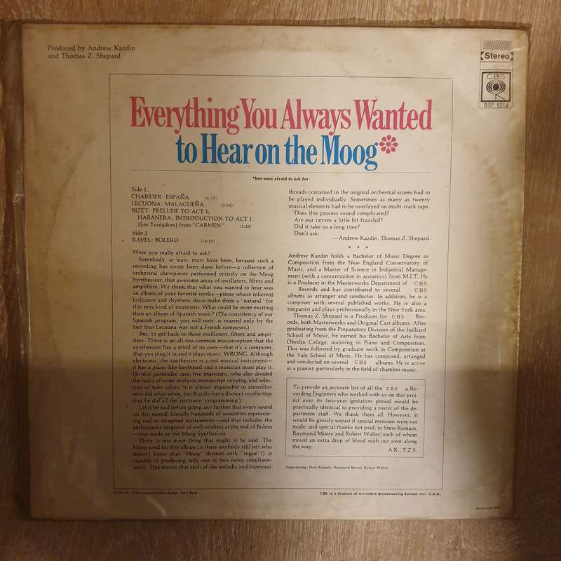 The Mighty Moog  Everything You Always Wanted To Hear On The Moog (But Were Afraid To Ask F...