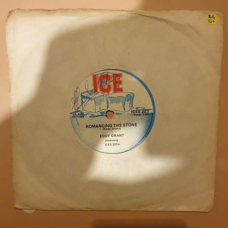 Eddy Grant  Romancing The Stone- Vinyl 7" Record - Very-Good+ Quality (VG+)