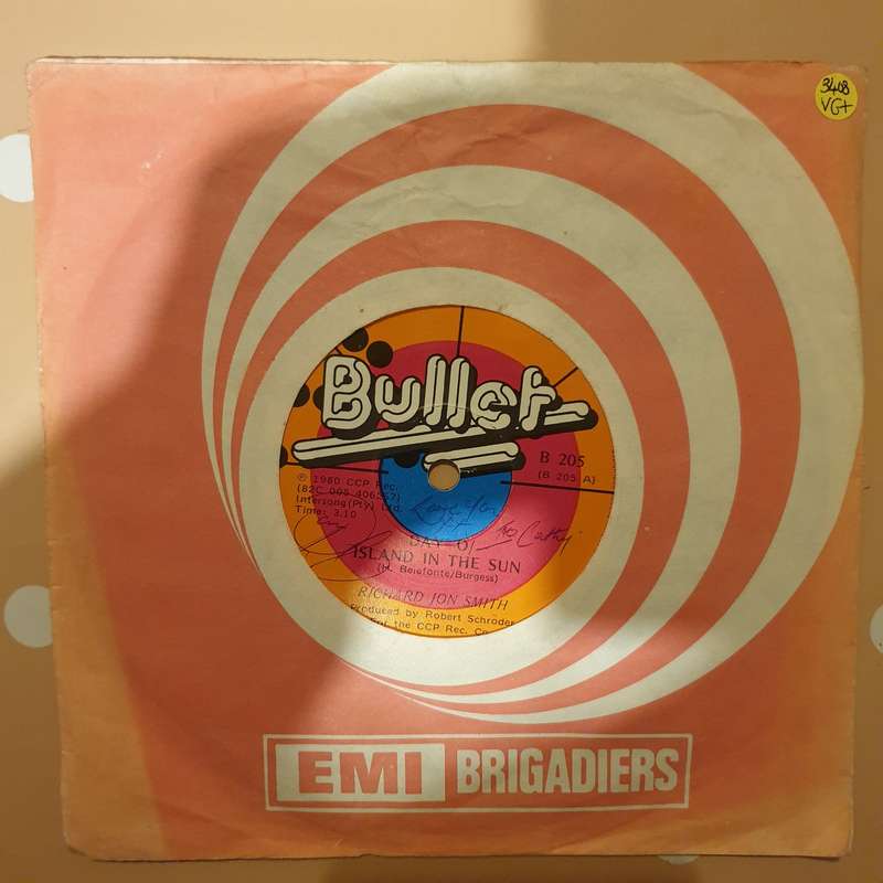 Richard Jon Smith - Day O /Isla in The Sun - Vinyl 7" Record - Very-Good+ Quality (VG+)
