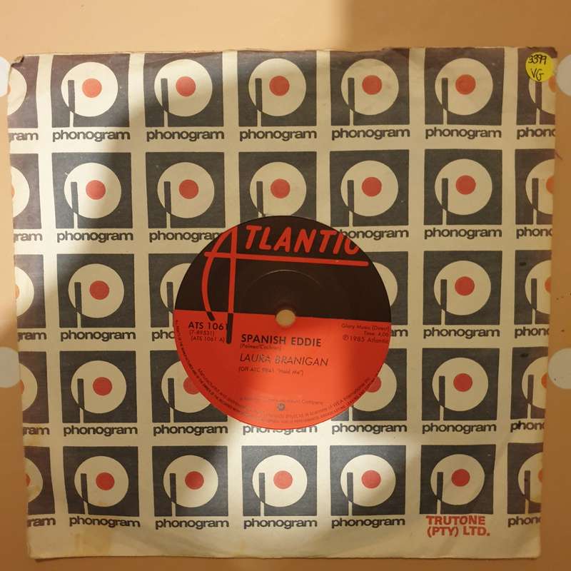 Laura Branigan  Spanish Eddie - Vinyl 7" Record - Opened  - Very-Good Quality (VG)