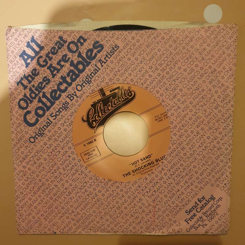 The Shocking Blue  Venus / Hot Sand - Vinyl 7" Record - Very-Good+ Quality (VG+)