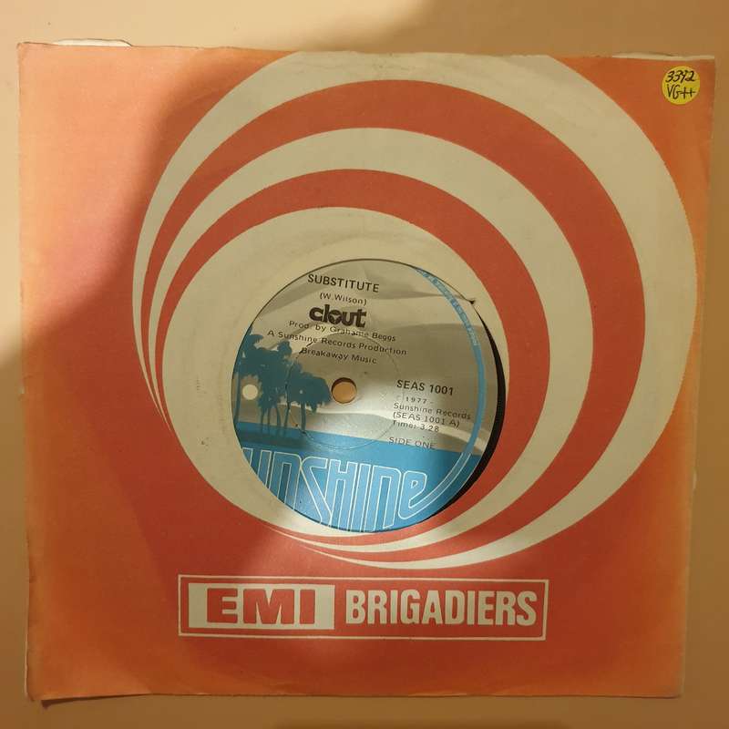 Clout  Substitute - Vinyl 7" Record - Very-Good+ Quality (VG+)