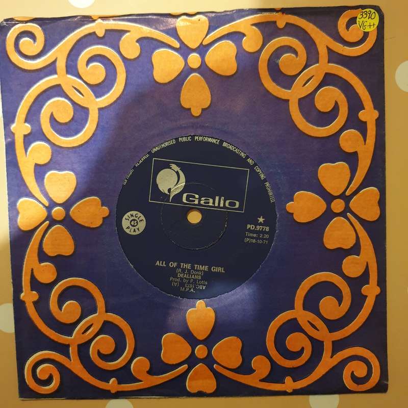 The Dealians  All Of The Time Girl / I Just Can't Help Believing - Vinyl 7" Record - Very-G...
