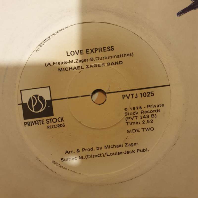 The Michael Zager Band  Let's All Chant / Love Express - Vinyl 7" Record - Opened  - Very-G...