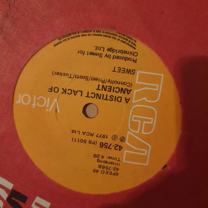 Sweet  Fever Of Love - Vinyl 7" Record - Very-Good+ Quality (VG+)