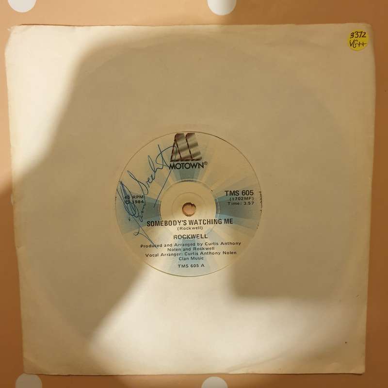 Rockwell  Somebody's Watching Me - Vinyl 7" Record - Very-Good+ Quality (VG+)