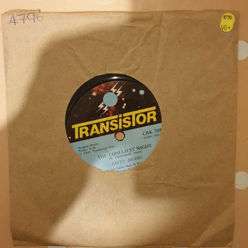 Patty Brard  Hold On To Love - Vinyl 7" Record - Very-Good+ Quality (VG+)