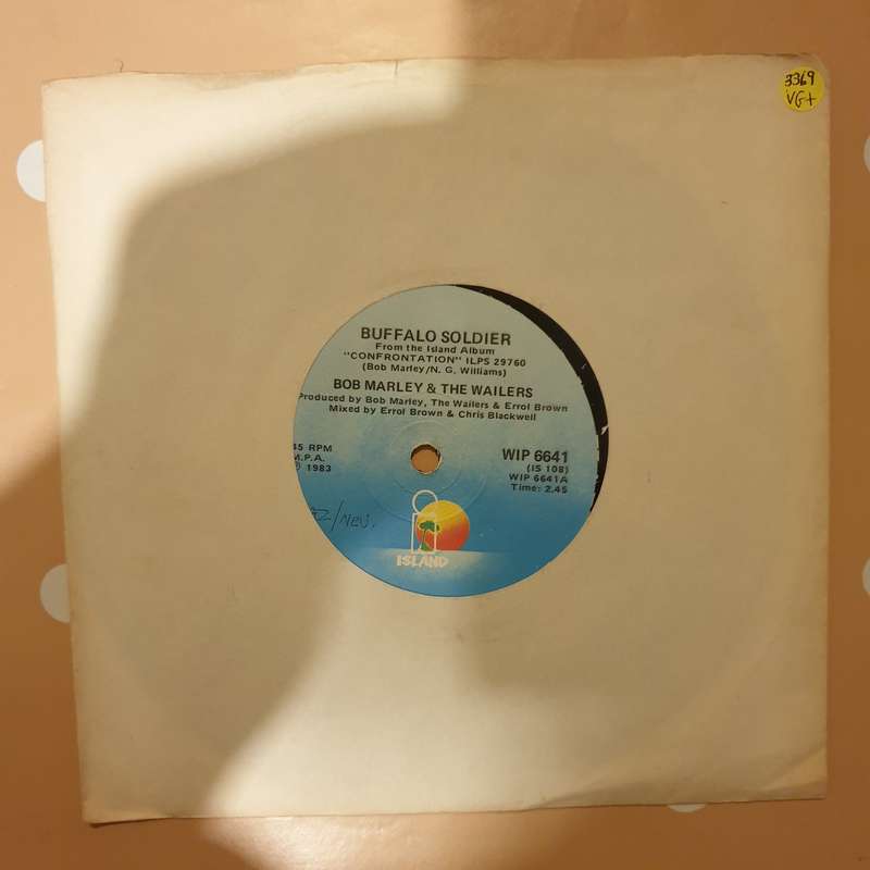 Bob Marley & The Wailers  Buffalo Soldier - Vinyl 7" Record - Very-Good+ Quality (VG+)