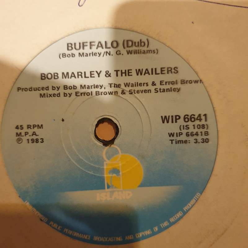 Bob Marley & The Wailers  Buffalo Soldier - Vinyl 7" Record - Very-Good+ Quality (VG+)