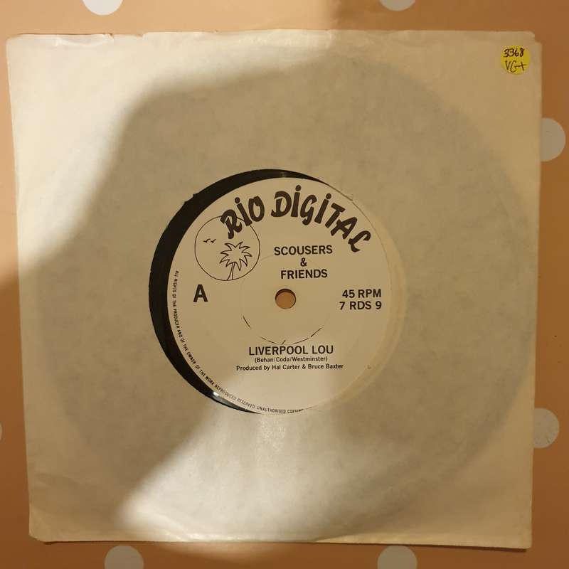 Scousers & Friends  Liverpool Lou - Vinyl 7" Record - Very-Good+ Quality (VG+)