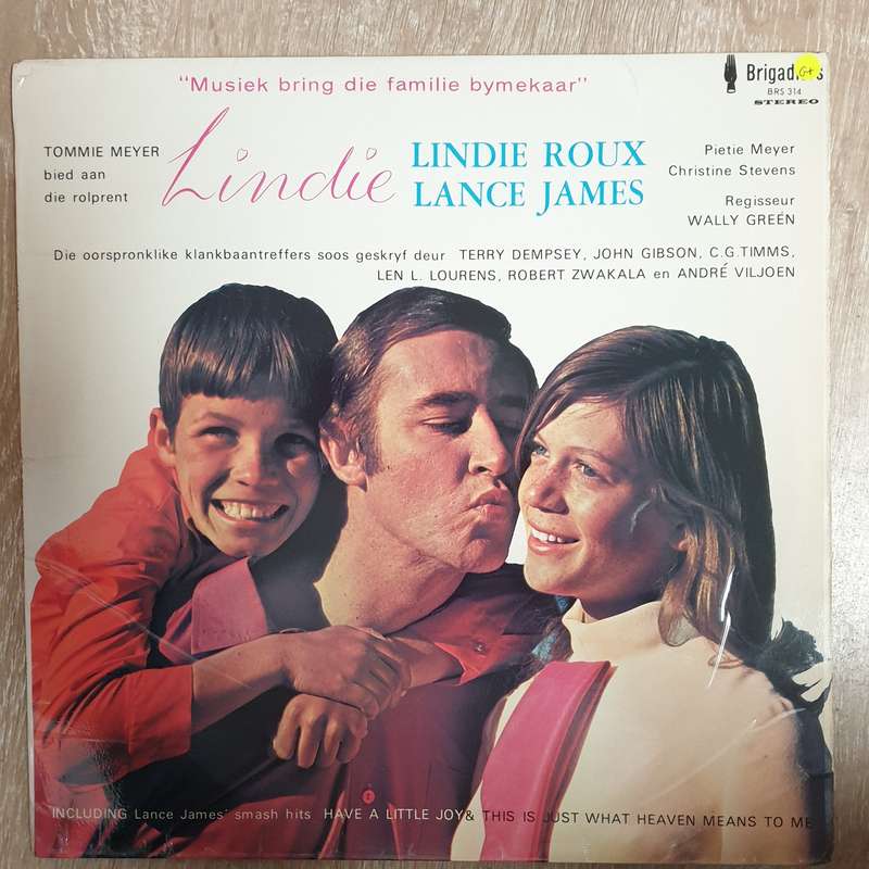 Lindie - Lindie Roux / Lance James - Brigadiers - Vinyl LP Record  (G+)