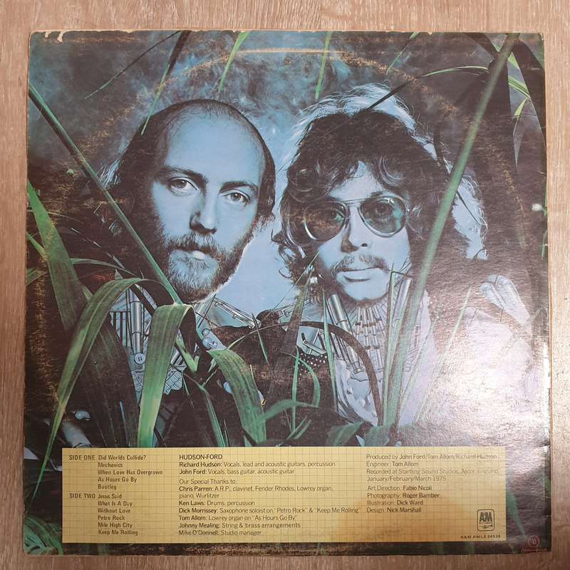 Hudson-Ford  Worlds Collide - Vinyl LP Record - Very-Good+ Quality (VG+)