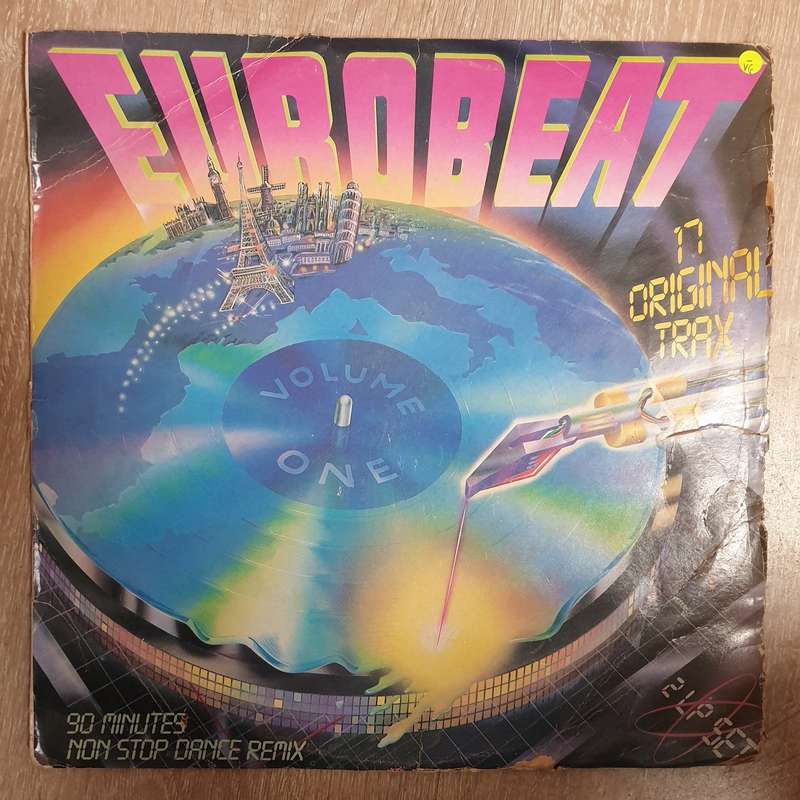 Eurobeat - Vol 1  - Original Artists - Double Vinyl LP Record - Very-Good- Quality (VG-)
