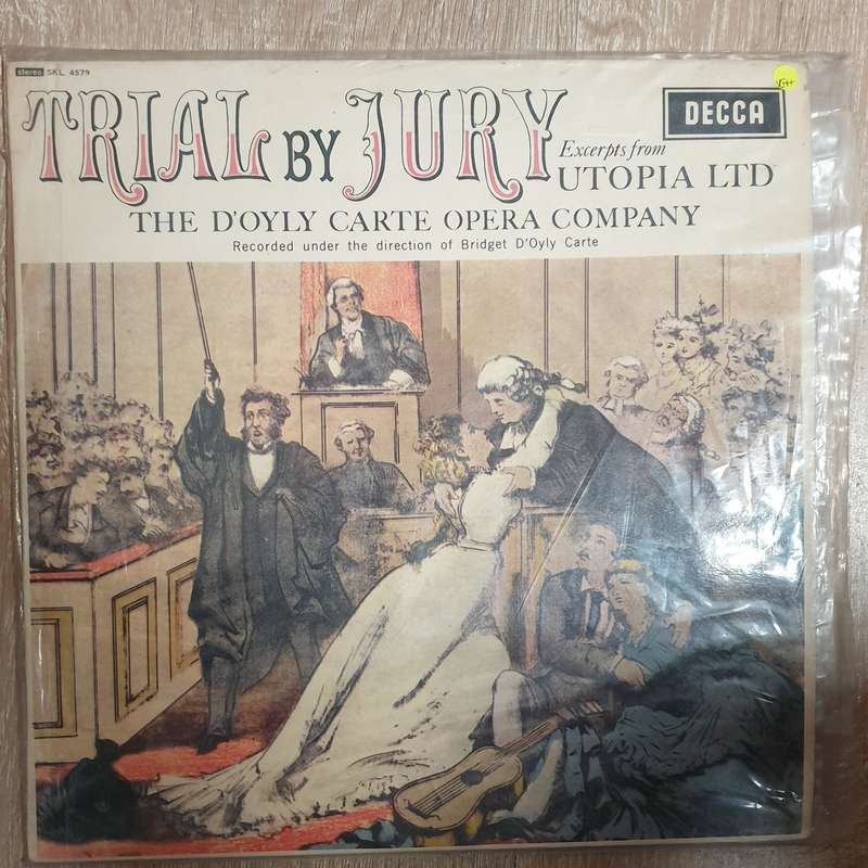 Trial By Jury  - The D'Oyly Carte Opera Company - Vinyl LP Record - Very-Good+ Quality (VG+)