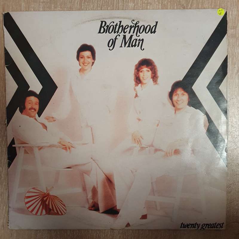 Brotherhood Of Man  Twenty Greatest-  Vinyl LP Record - Very-Good Quality (VG)