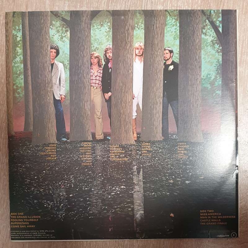 Styx - The Grand Illusion - Vinyl LP Record - Very-Good+ Quality (VG+)