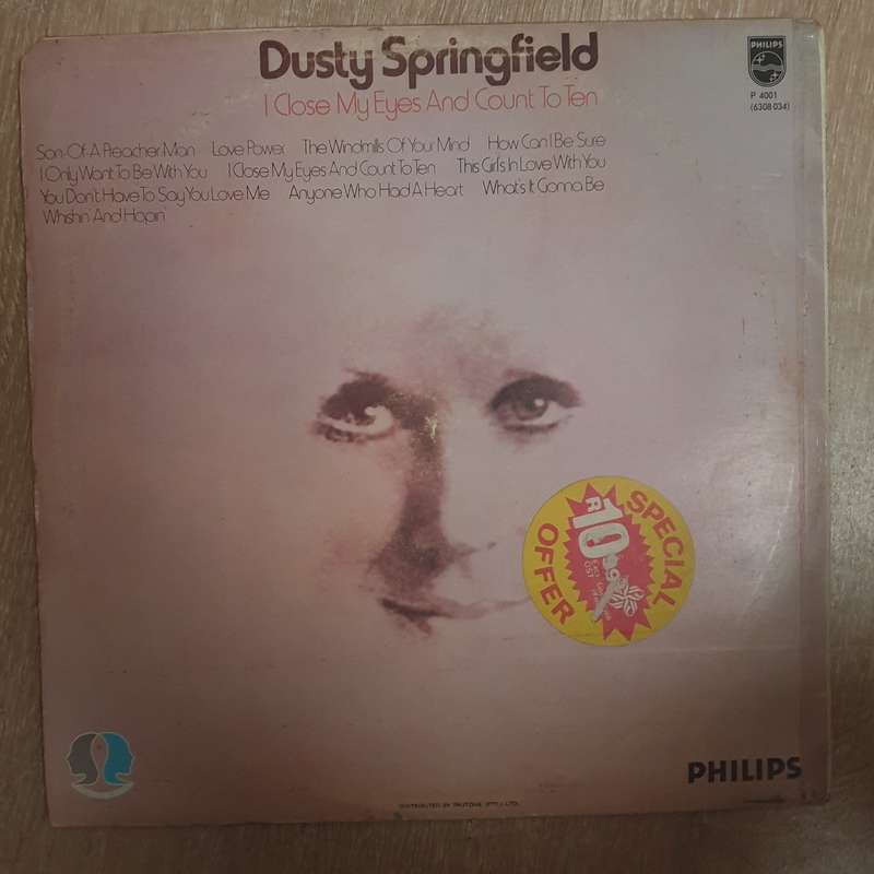 Dusty Springfield  I Close My Eyes And Count To Ten  Vinyl LP Record - Very-Good+ Qua...