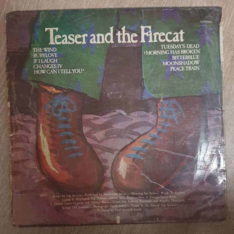 Cat Stevens - Teaser and the Firecat  - Vinyl LP Record - Good+ Quality (G+)