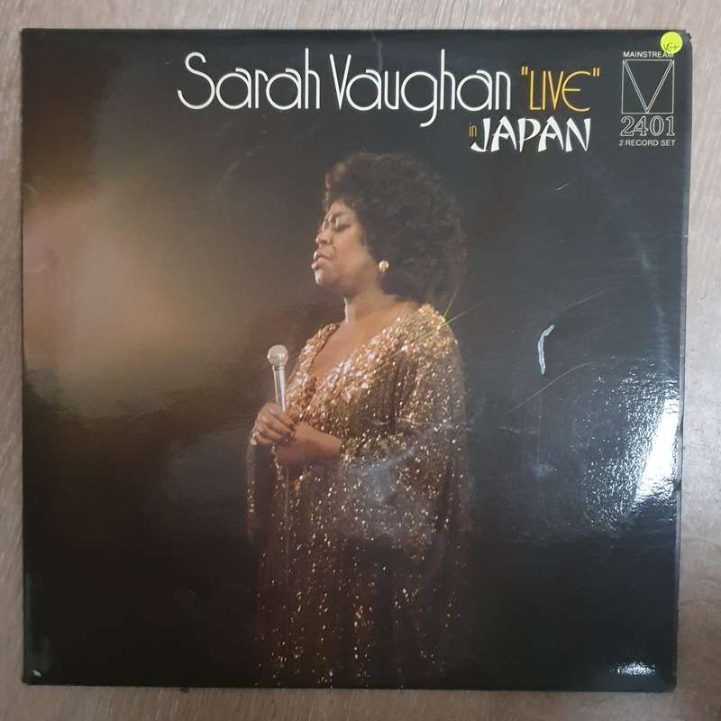 Sarah Vaughan  "Live" In Japan  Double Vinyl LP Record - Very-Good+ Quality (VG+)